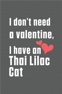 I don't need a valentine, I have a Thai Lilac Cat