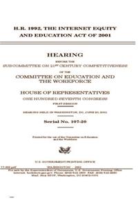 H.R. 1992, the Internet Equity and Education Act of 2001