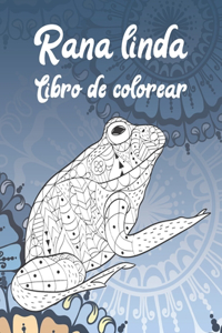 Rana linda - Libro de colorear