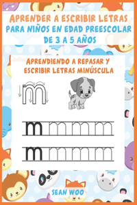 Aprender a escribir letras para niños en edad preescolar de 3 a 5 años