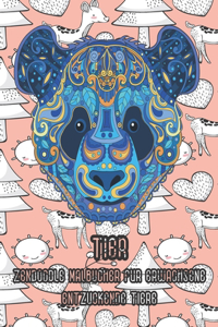 Zendoodle Malbücher für Erwachsene - Entzückende Tiere - Tier