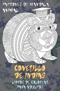 Libros de colorear para adultos - Patrones de mandala - Animal - conejillo de indias
