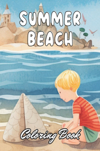 Summer Beach Coloring Book for Kids