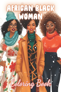 African Black Woman Coloring Book