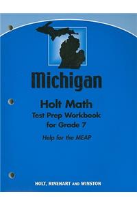 Holt Mathematics: Test Preparation Workbook Course 2