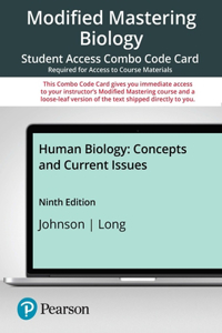 Modified Mastering Biology with Pearson Etext -- Combo Access Card -- For Human Biology
