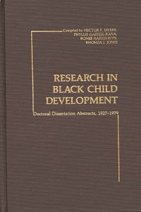 Research in Black Child Development