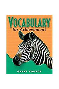 Great Source Vocabulary for Achievement: Teacher's Edition Grade 5 2000