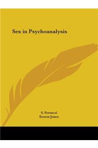 Sex in Psychoanalysis