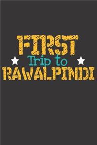 First Trip To Rawalpindi: 6x9 Blank Composition Notebook perfect gift for your Trip to Rawalpindi (Pakistan) for every Traveler