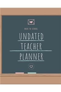 Undated Teacher Planner