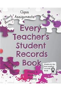 Every Teacher's Student Record Book