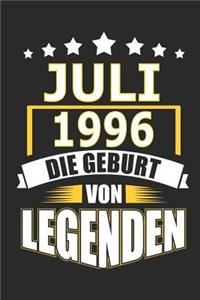 Juli 1996 Die Geburt von Legenden