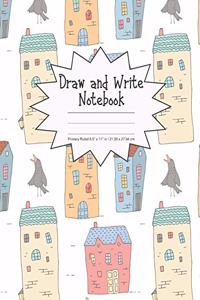 Draw and Write Notebook Primary Ruled 8.5 x 11 in / 21.59 x 27.94 cm