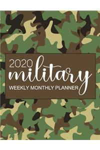 2020 Military Weekly Monthly Planner