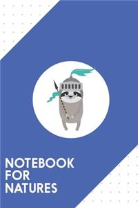 Notebook for Natures