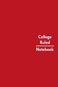 College Ruled Notebook