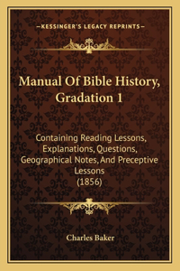 Manual Of Bible History, Gradation 1