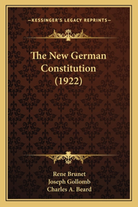 New German Constitution (1922)