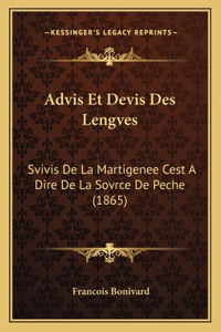 Advis Et Devis Des Lengves