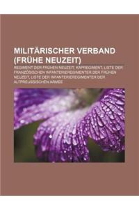 Militarischer Verband (Fruhe Neuzeit)