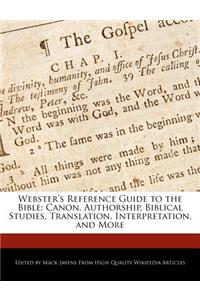 Webster's Reference Guide to the Bible