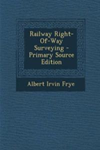 Railway Right-Of-Way Surveying