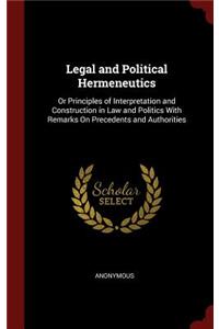 Legal and Political Hermeneutics