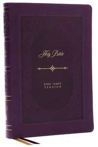 KJV Holy Bible: Giant Print Thinline, Purple Leathersoft, Red Letter, Comfort Print: King James Version (Vintage)