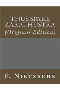 Thus Spake Zarathustra