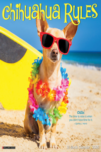 Chihuahua Rules 2026 12 X 12 Wall Calendar