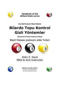 Cue Ball Control Cheat Sheets (Turkish)