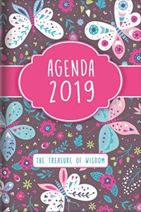 The Treasure of Wisdom - 2019 Daily Agenda - Butterflies