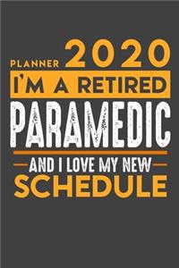 Planner 2020 - 2021 Weekly for retired PARAMEDIC