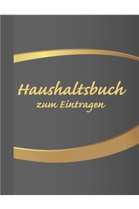 Haushaltsbuch zum Eintragen