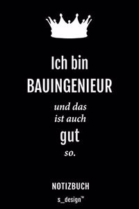 Notizbuch für Bauingenieure / Bauingenieur / Bauingenieurin