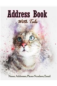 Address Book with tabs