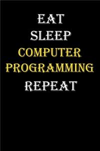 Eat, Sleep, Computer programming, Repeat Journal