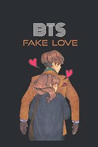 BTS Fake Love Paperback Journal