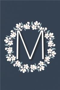 Initial Letter M Bullet Journal