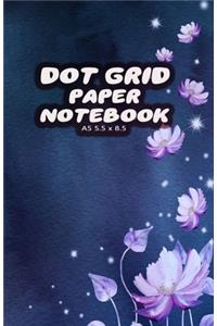 Dot Grid Paper Notebook A5 5.5x8.5