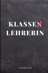 Klassen Lehrerin Notizbuch