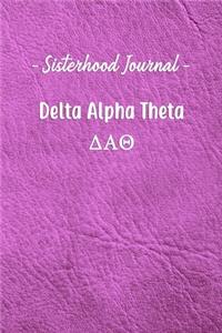 Sisterhood Journal Delta Alpha Theta