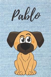 personalisiertes Notizbuch Hunde / Malbuch / Tagebuch / Journal / DIN A5 / Geschenk Pablo