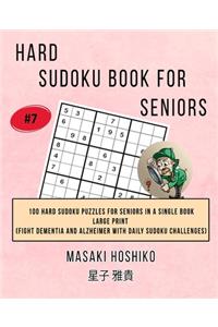 Hard Sudoku Book For Seniors # 7