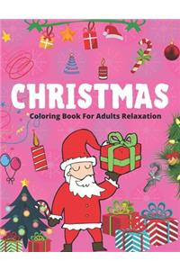 Christmas Coloring Book for Adults Relaxation