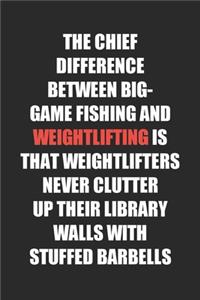 Different Between Big-Game Fishing And Weightlifting