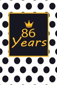 86 years
