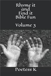 Rhyme it and Find it Bible Fun Volume 3