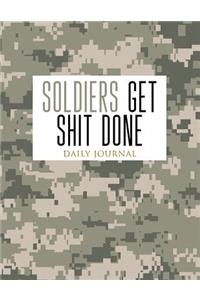 Soldiers Get Shit Done Daily Journal